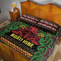 Aotearoa Iwi Ngati Hine Quilt Bed Set Maori Wharenui House Tribal Pattern LT9 - Polynesian Pride