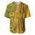 Africa Dashiki Baseball Jersey African Tribal Art Mixed Polynesian Tattoo Gold Color Unique LT9 Gold - Polynesian Pride