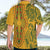 Africa Dashiki Hawaiian Shirt African Tribal Art Mixed Polynesian Tattoo Gold Color Unique LT9 - Polynesian Pride