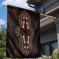 Africa Dashiki Garden Flag African Tribal Art Mixed Polynesian Tattoo Red Color Unique LT9 - Polynesian Pride
