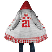 Custom Mate Ma'a Tonga Heritage Cloak Pacific Tribal Rugby White Edition - Polynesian Pride