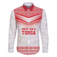 Custom Mate Ma'a Tonga Heritage Family Matching Summer Maxi Dress and Hawaiian Shirt Pacific Tribal Rugby White Edition - Polynesian Pride