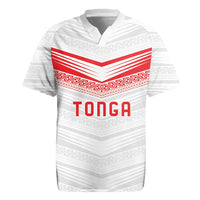 Custom Pacific Rugby Spirit Rugby Jersey Tonga Ngatu Pride White Edition - Polynesian Pride