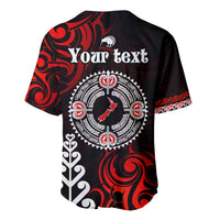 New Zealand Waitangi Day Personalised Baseball Jersey Aotearoa Te Ra O Waitangi With Maori Tattoo LT9 - Polynesian Pride