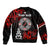 New Zealand Waitangi Day Personalised Bomber Jacket Aotearoa Te Ra O Waitangi With Maori Tattoo LT9 - Polynesian Pride