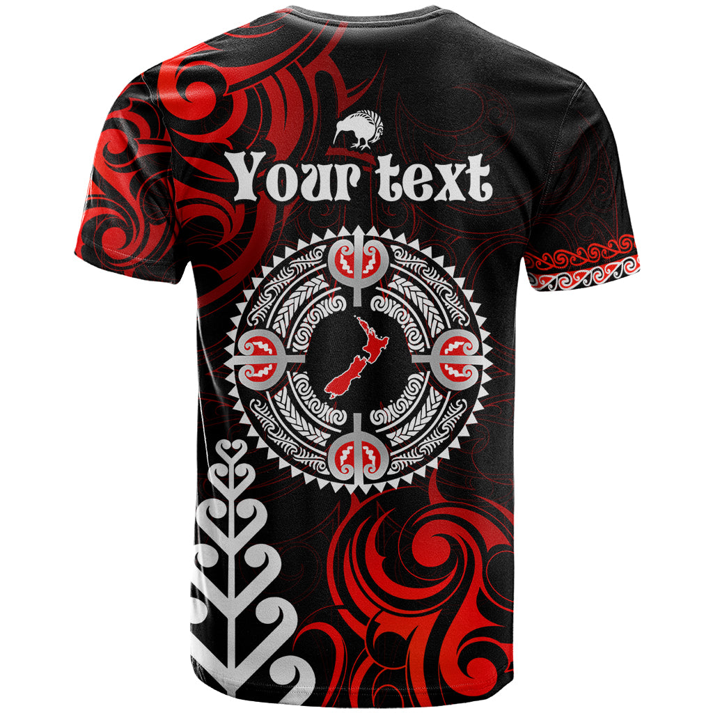 New Zealand Waitangi Day Personalised T Shirt Aotearoa Te Ra O Waitangi With Maori Tattoo LT9 - Polynesian Pride