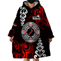 New Zealand Waitangi Day Personalised Wearable Blanket Hoodie Aotearoa Te Ra O Waitangi With Maori Tattoo LT9 - Polynesian Pride