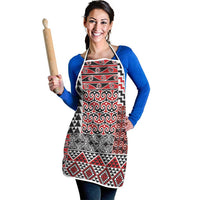 Aotearoa Kowhaiwhai Taniko Patchwork Motifs Apron - Polynesian Pride