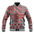 Aotearoa Kowhaiwhai Taniko Patchwork Motifs Baseball Jacket