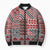 Aotearoa Kowhaiwhai Taniko Patchwork Motifs Bomber Puffer Jacket - Polynesian Pride