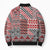 Aotearoa Kowhaiwhai Taniko Patchwork Motifs Bomber Puffer Jacket - Polynesian Pride