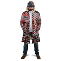 Aotearoa Kowhaiwhai Taniko Patchwork Motifs Cloak - Polynesian Pride