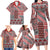 Aotearoa Kowhaiwhai Taniko Patchwork Motifs Family Matching Long Sleeve Bodycon Dress and Hawaiian Shirt