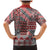 Aotearoa Kowhaiwhai Taniko Patchwork Motifs Family Matching Mermaid Dress and Hawaiian Shirt