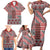 Aotearoa Kowhaiwhai Taniko Patchwork Motifs Family Matching Short Sleeve Bodycon Dress and Hawaiian Shirt