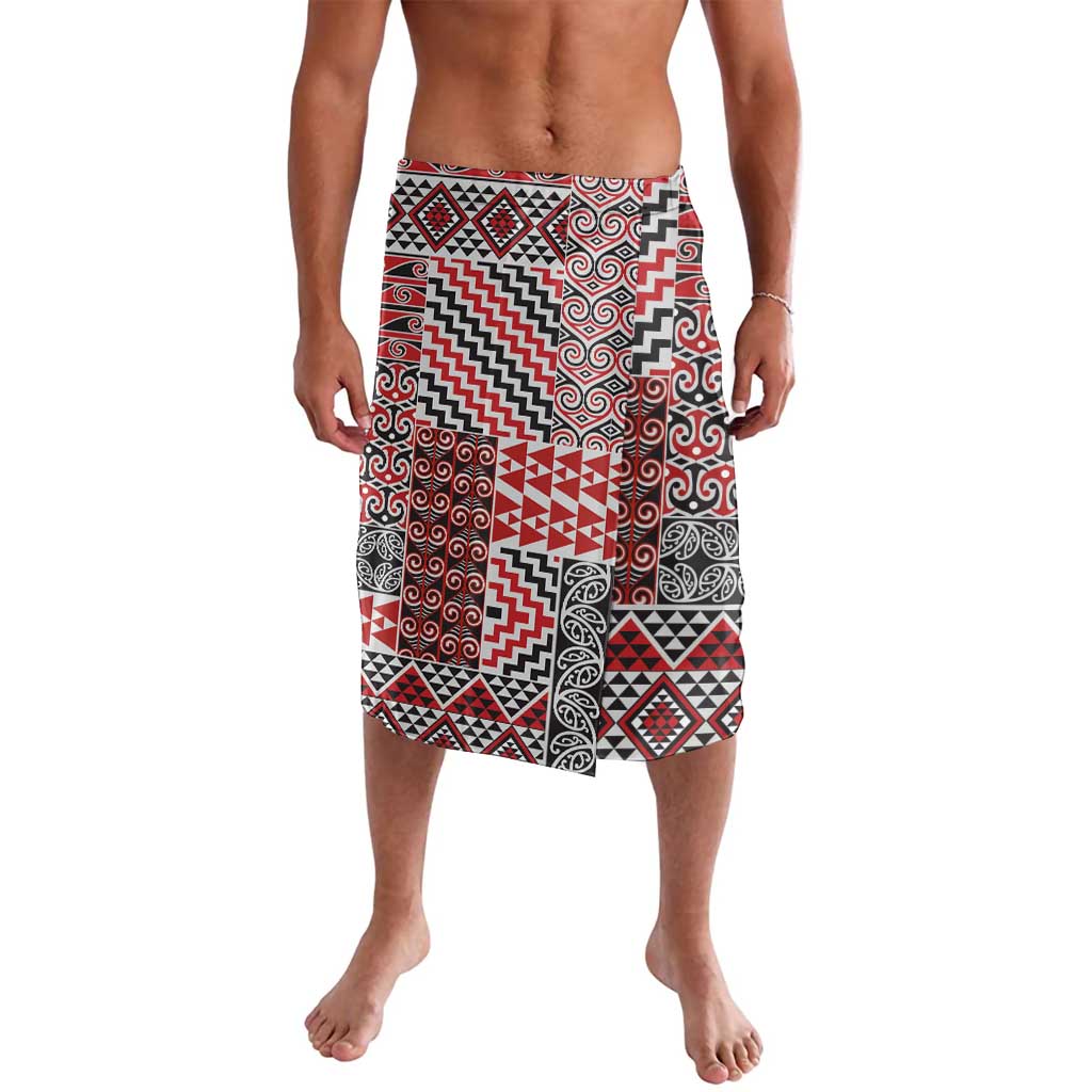 Aotearoa Kowhaiwhai Taniko Patchwork Motifs Lavalava