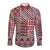 Aotearoa Kowhaiwhai Taniko Patchwork Motifs Long Sleeve Button Shirt