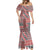 Aotearoa Kowhaiwhai Taniko Patchwork Motifs Mermaid Dress