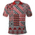 Aotearoa Kowhaiwhai Taniko Patchwork Motifs Polo Shirt