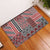 Aotearoa Kowhaiwhai Taniko Patchwork Motifs Rubber Doormat