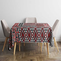 Aotearoa Kowhaiwhai Taniko Patchwork Motifs Tablecloth