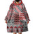 Aotearoa Kowhaiwhai Taniko Patchwork Motifs Wearable Blanket Hoodie