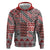 Aotearoa Kowhaiwhai Taniko Patchwork Motifs Zip Hoodie