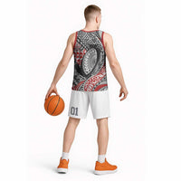 Aotearoa Maori Rugby Tribal Tattoo Basketball Jersey Kowhaiwhai Taniko Patchwork Motifs - Polynesian Pride