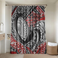 Aotearoa Maori Rugby Tribal Tattoo Bathroom Set Kowhaiwhai Taniko Patchwork Motifs - Polynesian Pride