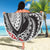 Aotearoa Maori Rugby Tribal Tattoo Beach Blanket Kowhaiwhai Taniko Patchwork Motifs