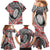 Aotearoa Maori Rugby Tribal Tattoo Family Matching Mermaid Dress and Hawaiian Shirt Kowhaiwhai Taniko Patchwork Motifs