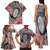 Aotearoa Maori Rugby Tribal Tattoo Family Matching Tank Maxi Dress and Hawaiian Shirt Kowhaiwhai Taniko Patchwork Motifs