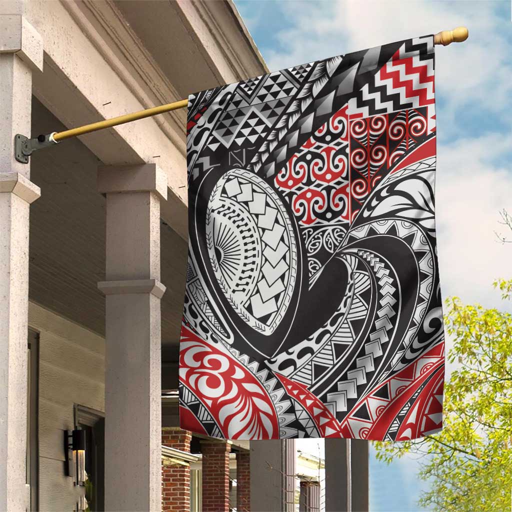 Aotearoa Maori Rugby Tribal Tattoo Garden Flag Kowhaiwhai Taniko Patchwork Motifs