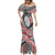 Aotearoa Maori Rugby Tribal Tattoo Mermaid Dress Kowhaiwhai Taniko Patchwork Motifs