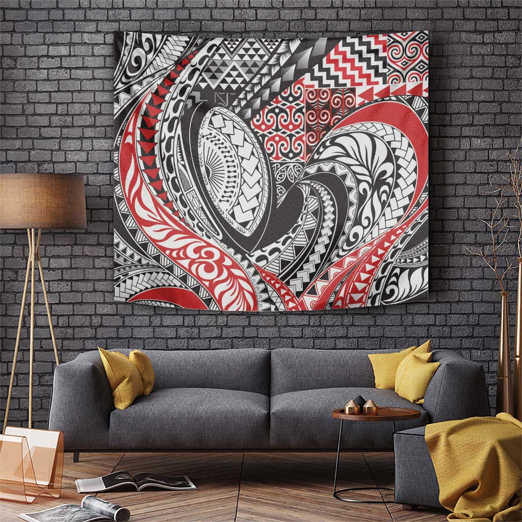 Aotearoa Maori Rugby Tribal Tattoo Tapestry Kowhaiwhai Taniko Patchwork Motifs