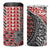 Aotearoa Maori Tribal Tattoo 4 in 1 Can Cooler Tumbler Kowhaiwhai Taniko Patchwork Motifs