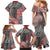 Aotearoa Maori Tribal Tattoo Family Matching Mermaid Dress and Hawaiian Shirt Kowhaiwhai Taniko Patchwork Motifs