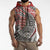 Aotearoa Maori Tribal Tattoo Sleeveless Zip Hoodie Kowhaiwhai Taniko Patchwork Motifs - Polynesian Pride