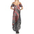 Aotearoa Maori Tribal Tattoo Summer Maxi Dress Kowhaiwhai Taniko Patchwork Motifs