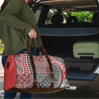 Aotearoa Maori Tribal Tattoo Travel Bag Kowhaiwhai Taniko Patchwork Motifs - Polynesian Pride