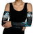Blue Aotearoa Tukutuku Manawa Tapu Arm Sleeves Ta Moko Toi Maori - Polynesian Pride