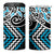 Blue Aotearoa Tukutuku Manawa Tapu 4 in 1 Can Cooler Tumbler Ta Moko Toi Maori