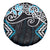 Blue Aotearoa Tukutuku Manawa Tapu Spare Tire Cover Ta Moko Toi Maori