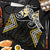 Gold Aotearoa Tukutuku Manawa Tapu Apron Ta Moko Toi Maori - Polynesian Pride