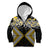 Gold Aotearoa Tukutuku Manawa Tapu Kid Hoodie Ta Moko Toi Maori