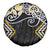 Gold Aotearoa Tukutuku Manawa Tapu Spare Tire Cover Ta Moko Toi Maori