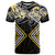 Gold Aotearoa Tukutuku Manawa Tapu T Shirt Ta Moko Toi Maori