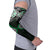 Green Aotearoa Tukutuku Manawa Tapu Arm Sleeves Ta Moko Toi Maori - Polynesian Pride