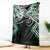 Green Aotearoa Tukutuku Manawa Tapu Blanket Ta Moko Toi Maori