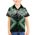 Green Aotearoa Tukutuku Manawa Tapu Family Matching Puletasi and Hawaiian Shirt Ta Moko Toi Maori